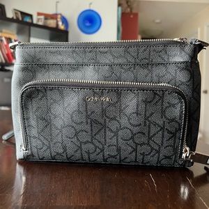 Black Calvin Klein purse shoulder bag handbag